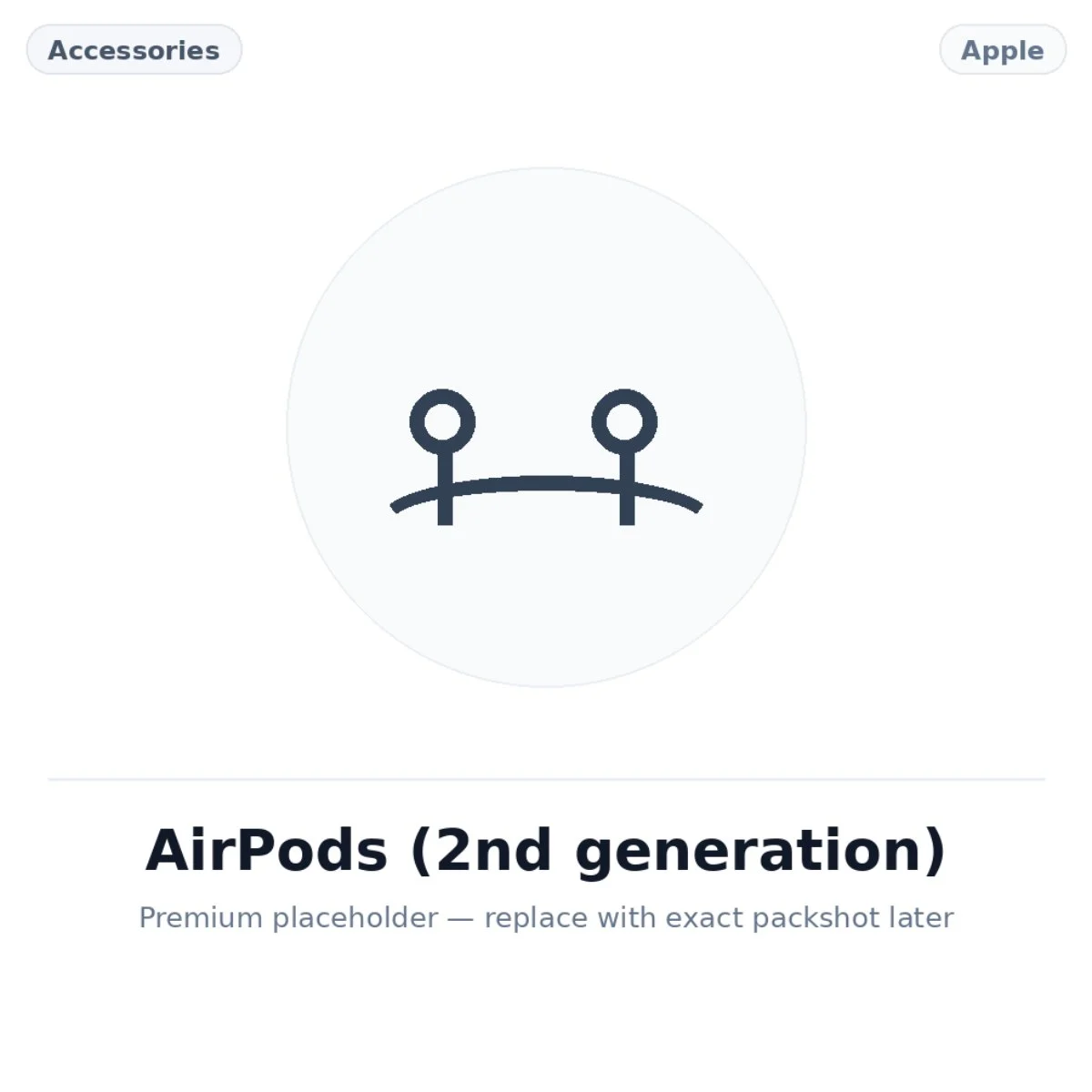 Another view of AirPods (2nd generation)
