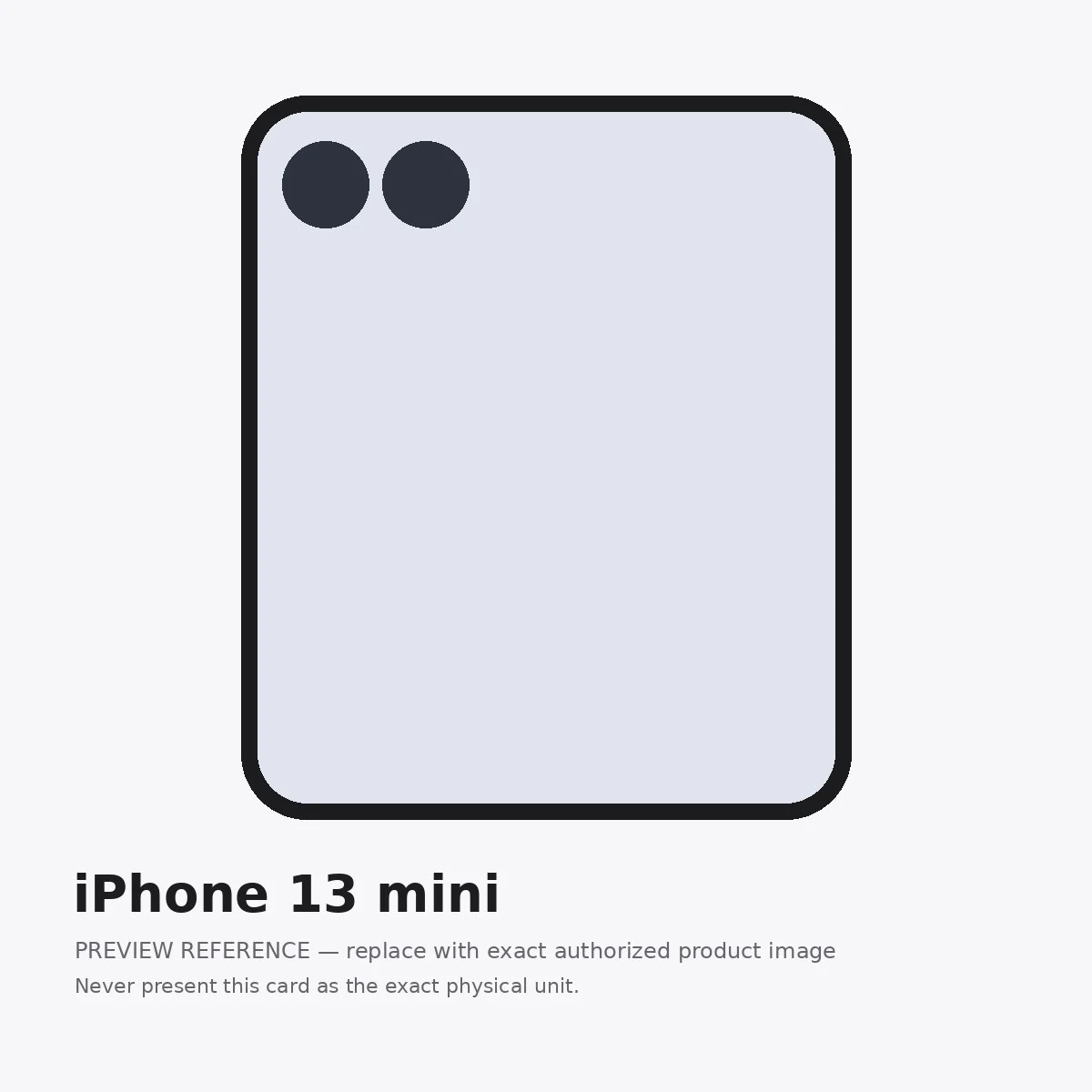 Another view of iPhone 13 mini