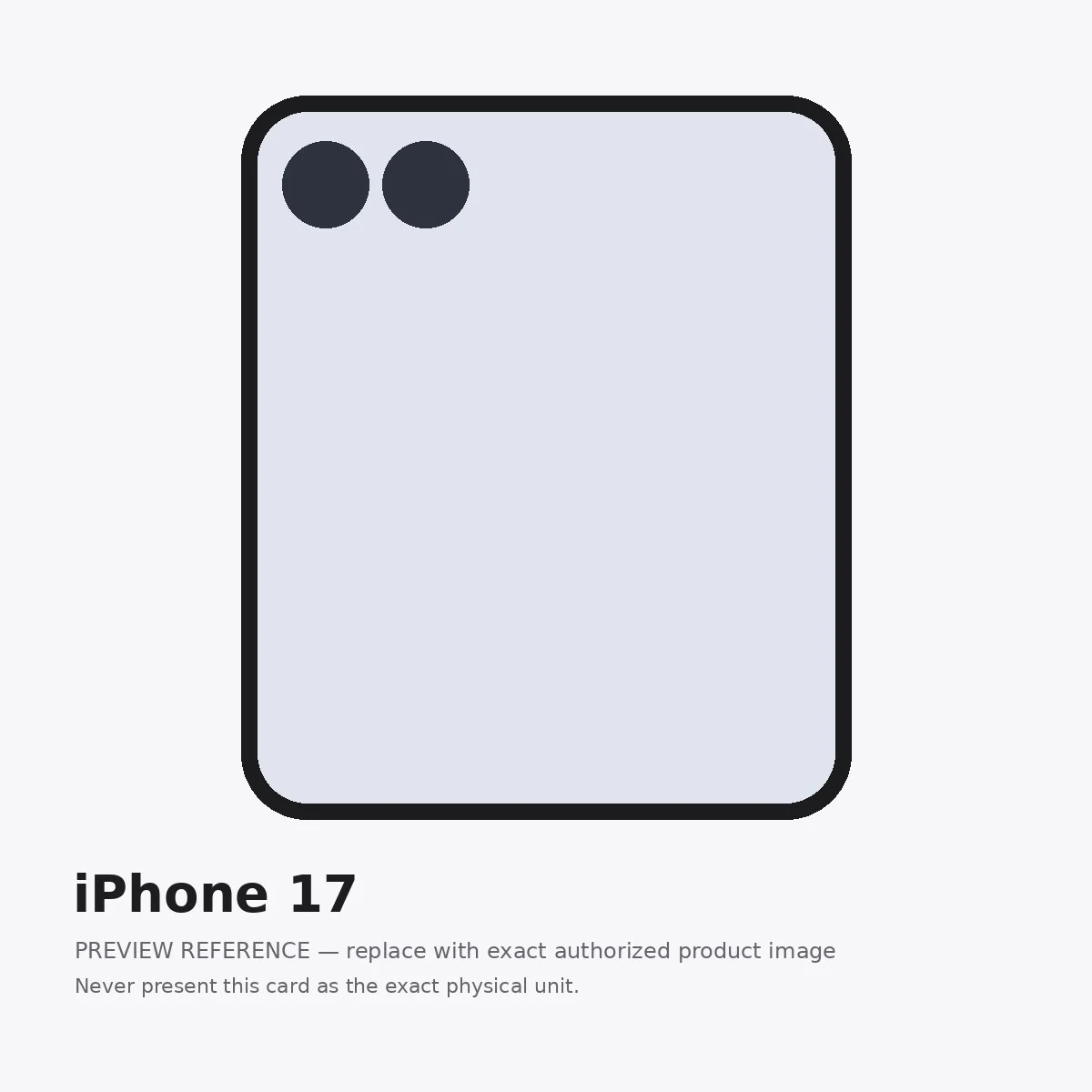 Another view of iPhone 17
