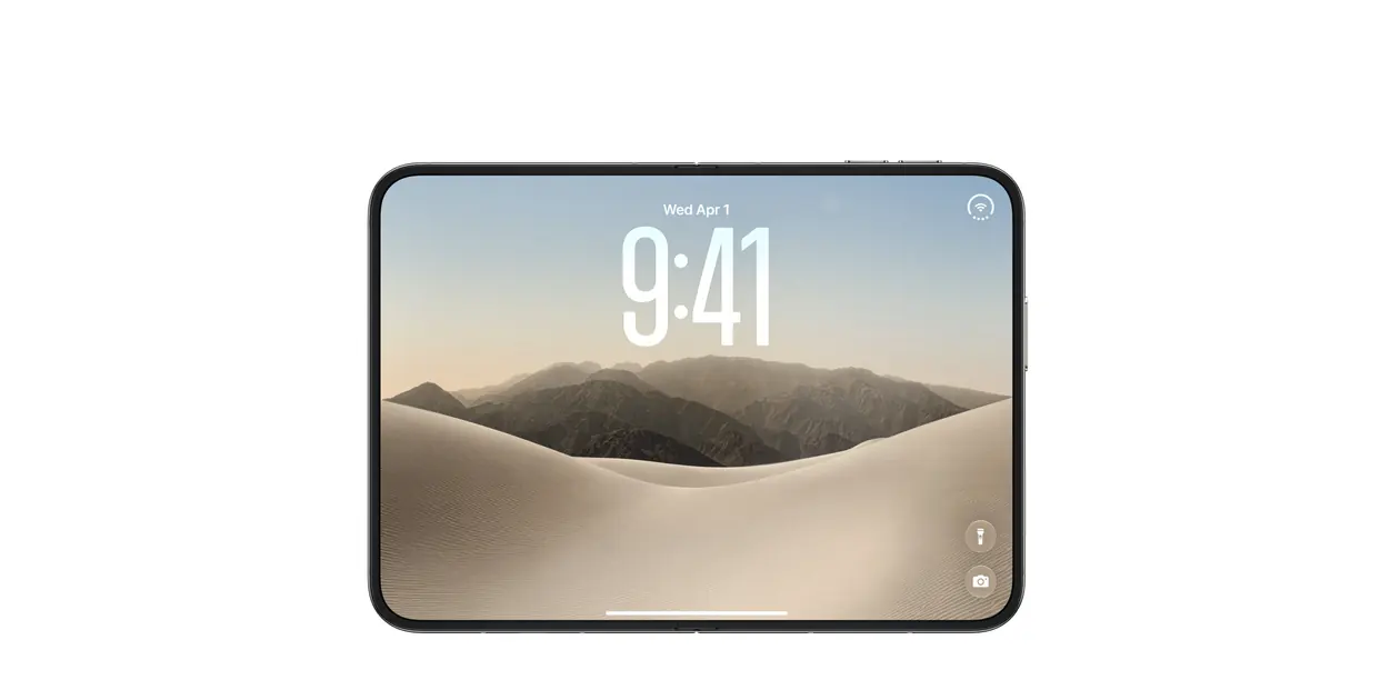 iPhone Duo opened to its large inner display